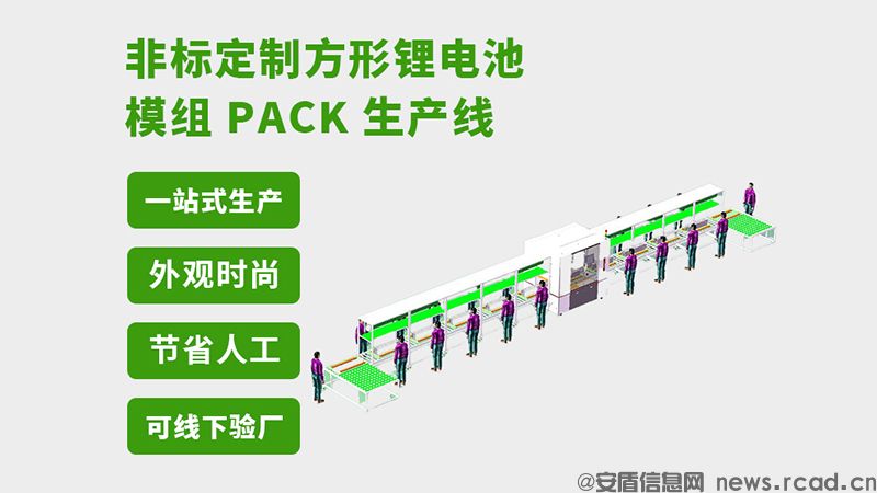 587AH电池PACK生产线整线方案与设备配置(图2)